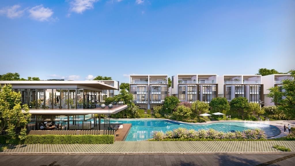 Clubhouse với hồ bơi, phòng spa, GYM tại Senturia An Phú