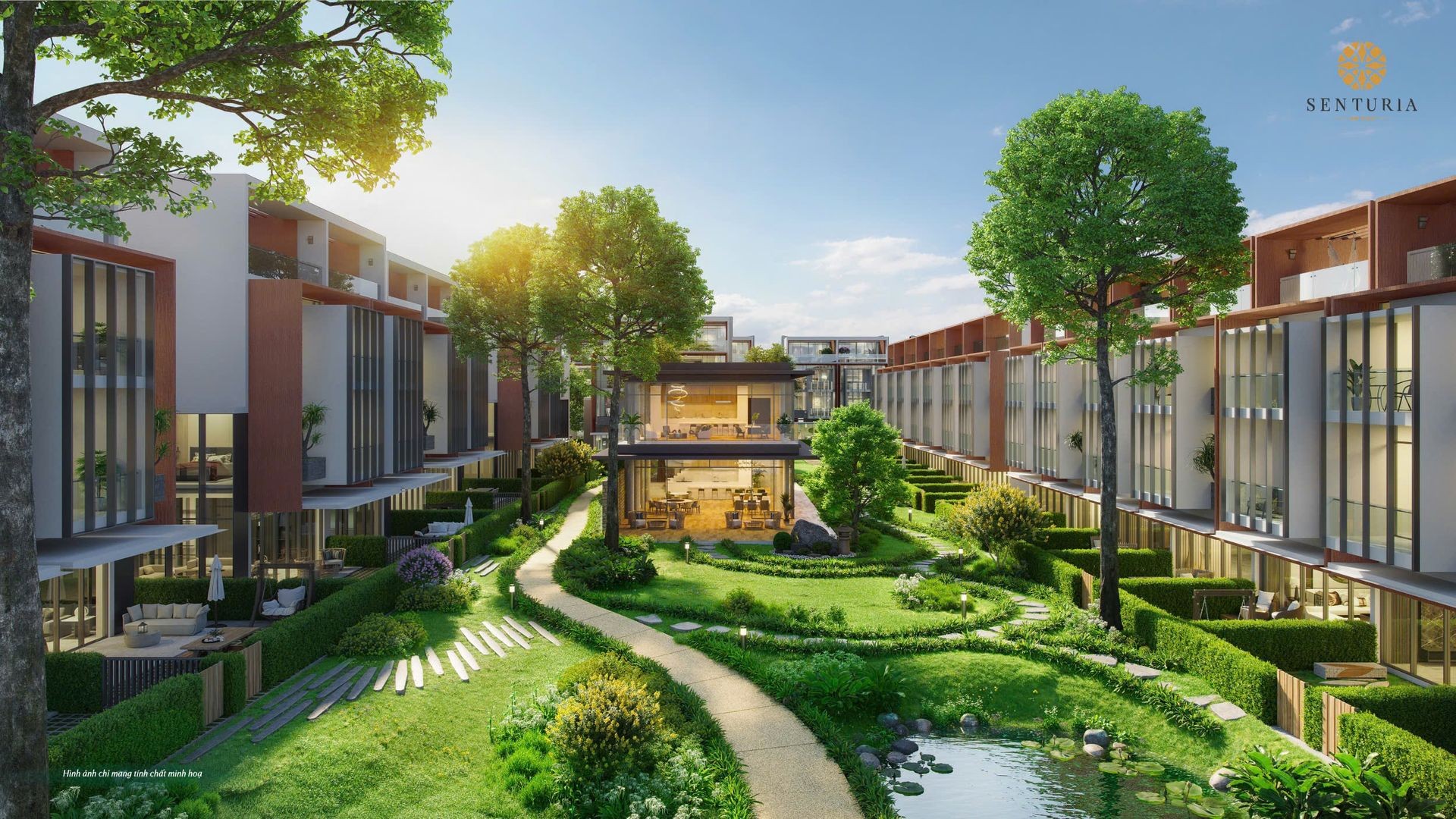 công viên và nhà cộng đồng tại Senturia An Phú